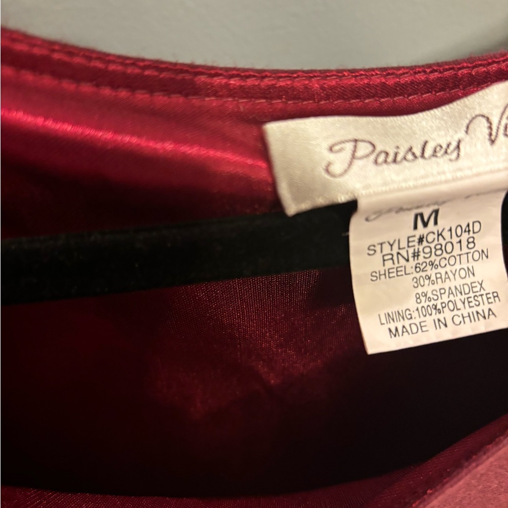 Red Wine Tunic 🍷 - Picture 3 of 5